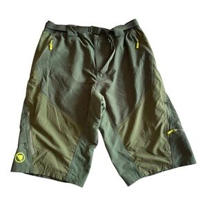 Endura Men's Hummvee Shorts II- Olive Green Size XL Baggy Outdoor